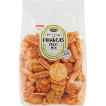 Jumbo Borrelzoutjes Pikantjes Feestmix 175 g