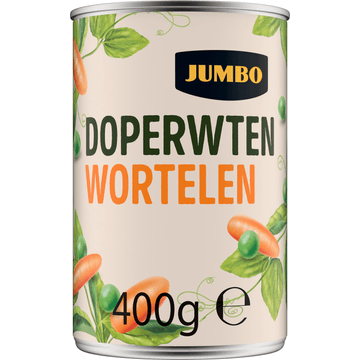 Jumbo Doperwten Wortelen Extra Fijn 400 g