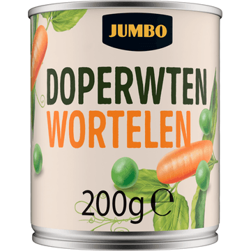 Jumbo Doperwten Wortelen 200 g