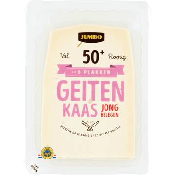 Jumbo Jong Belegen Geitenkaas 50+ 190 g