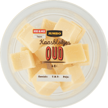 Jumbo Kaasblokjes Oud 48+ 100 g