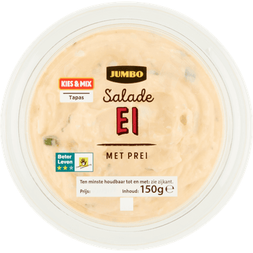 Jumbo Salade Ei met Prei 150 g