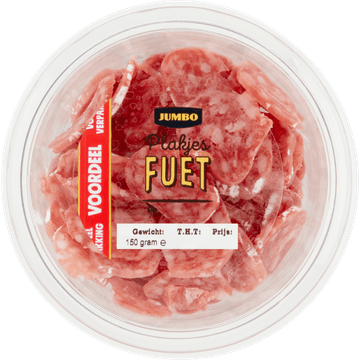 Jumbo Fuet Plakjes Voordeelverpakking 150 g