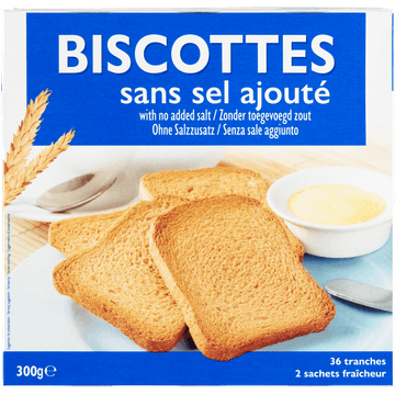 Biscottes 36 Sneetjes 300 g