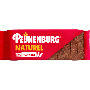 Peijnenburg ontbijtkoek naturel gesneden 12 plakjes