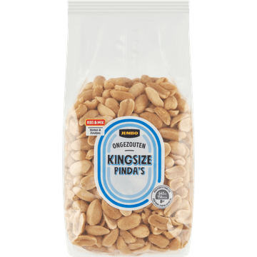 Jumbo Ongezouten Kingsize Pinda's 350 g