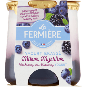 La Fermière Bosbessen & Bramen Yoghurt 160 g