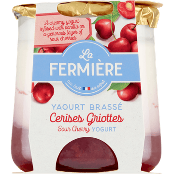 La Fermière Kersen Yoghurt 160 g