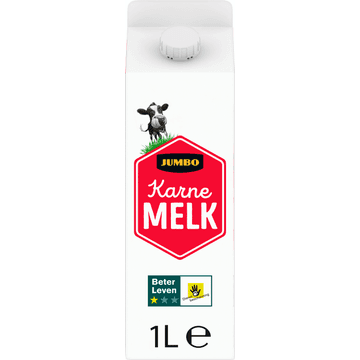 Jumbo Karnemelk met Beter Leven Keurmerk 1L
