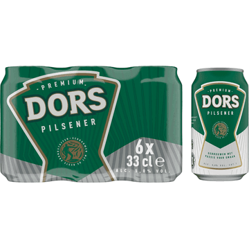 Dors - Premium Pilsener - Blik - 6 x 330ML
