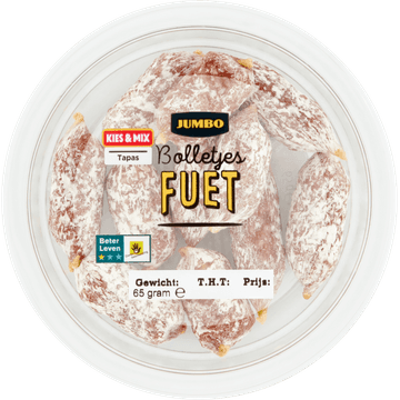 Jumbo Bolletjes Fuet 65 g