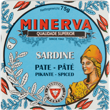 Minerva Sardine Pate Pikante 75 g