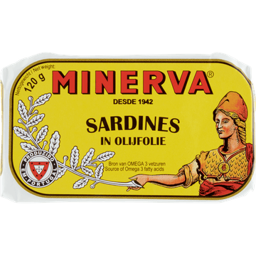 Minerva Sardines in Olijfolie 120 g