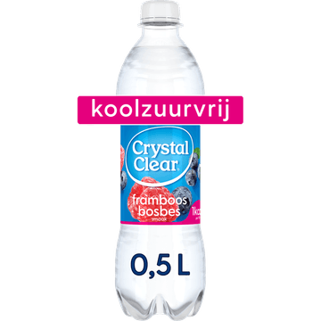 Crystal Clear Framboos Bosbes Smaak Drank 0,5 L