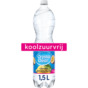 Crystal Clear Koolzuurvrij Citroen Passievrucht 1,5L