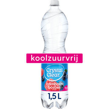 Crystal Clear Koolzuurvrij Framboos Bosbes 1,5L