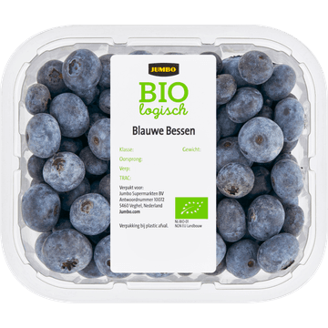 Jumbo Biologisch Blauwe Bessen 200 g