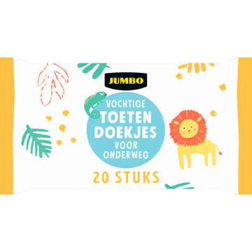 Jumbo Vochtige Toetendoekjes voor Onderweg 20 Stuks