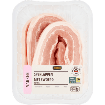 Jumbo Speklappen met Zwoerd 3 Stuks