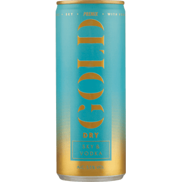 Gold Dry Premix Sky & Vodka 250 ml