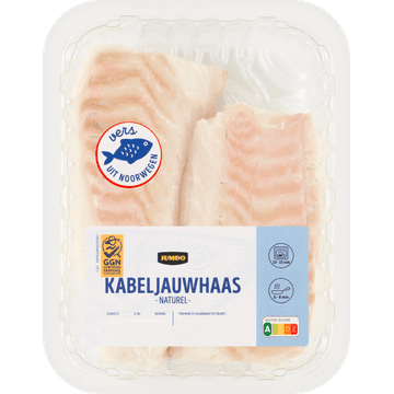Jumbo Kabeljauwhaas Naturel ca. 250 g