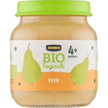 Jumbo Babyvoeding Biologisch Peer 4+ Maanden 125 g