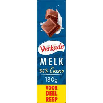 Verkade Melk Voordeelreep 180 g