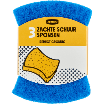 Jumbo Zachte Schuursponsen 3 Stuks
