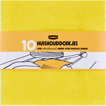 Jumbo Huishouddoekjes 10 Stuks