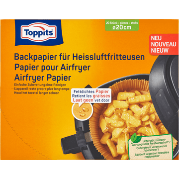 Toppits Airfryer Papier 20 Stuks