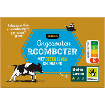 Jumbo Ongezouten Roomboter 125 g