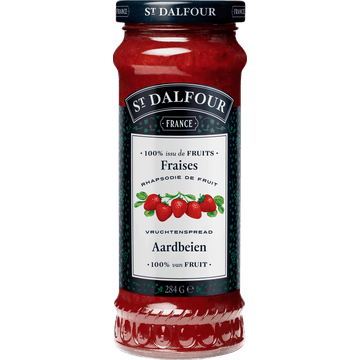 St Dalfour Aardbeien vruchtenspread