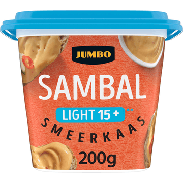 Jumbo Sambal Light 15+ Smeerkaas 200 g