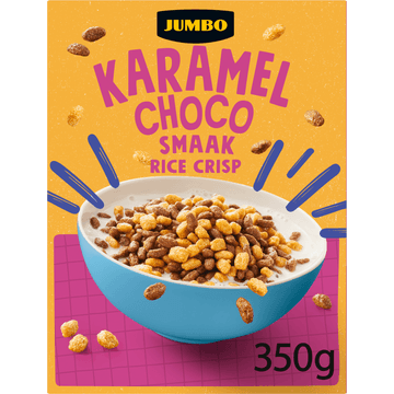 Jumbo Karamel Choco Smaak Rice Crisp 350 g