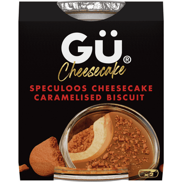 Gü Speculoos Cheesecake Caramelised Biscuit 2 x 82 g