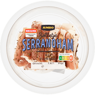 Jumbo Rolletje Serranoham met Roomkaas 85 g