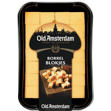 Old Amsterdam Original 48+ Voorgesneden Borrelblokjes 170 g
