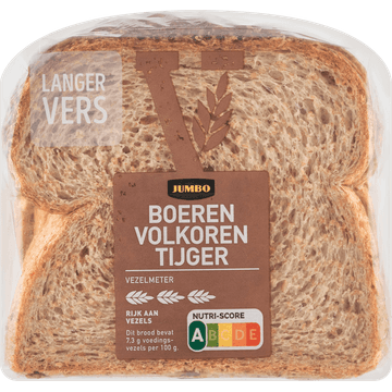 Jumbo - Boeren Tijgerbrood Volkoren - Half
