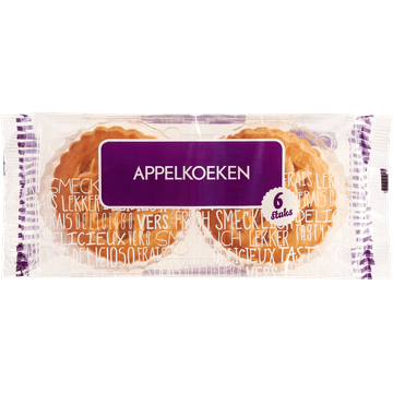 Appelkoeken 6 Stuks 300 g