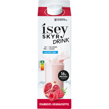 Ísey Skyr Drink Framboos-Granaatappel 1 L