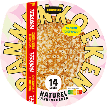 Jumbo Naturel Pannenkoeken Voordeelverpakking 14 Stuks