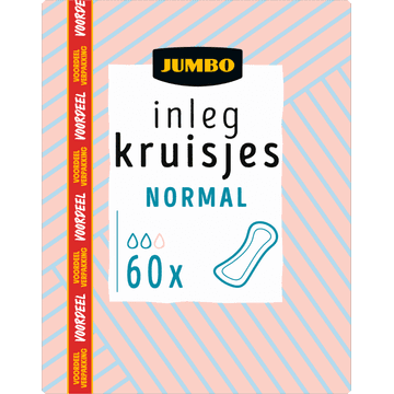 Jumbo Inlegkruisjes Normal Voordeelverpakking 60 Stuks