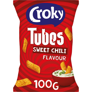Croky Tubes Sweet Chili Flavour 100 g