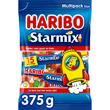 Haribo Starmix Uitdeelzakjes 375 g