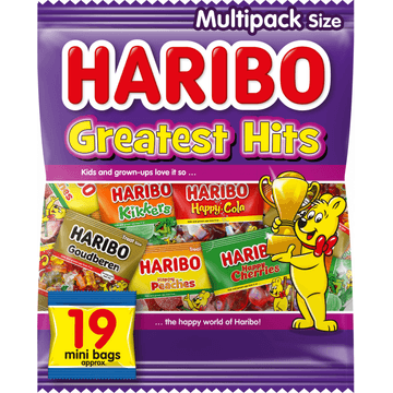 Haribo Greatest Hits Uitdeelzakjes 475 g
