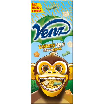 Venz Rimboe Bananen Split 200g