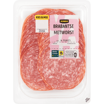 Jumbo Brabantse Metworst 120 g