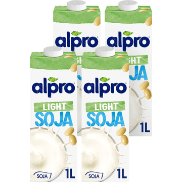 Alpro Sojadrink Light Houdbaar 4 x 1 L