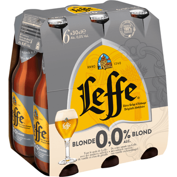 Leffe Belgisch Abdijbier Blond Flessen 6 x 30 cl