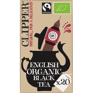 Clipper English Organic Black Tea 20 Stuks 34 g